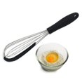 thumbnail image 2 of Mini es para cocinar, de cocina de material acero inoxidable, de alambre pequeño antiadherente para cocinar leche, huevos, hornear, Negro Yotijar mini batidores, 2 of 9