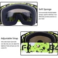 thumbnail image 3 of Langgg Motorcycle Goggles Riding Goggles Windproof Scratch Resistant Bike Motocross Glasses for Skiing Country Surfing No.3, 3 of 6