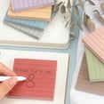 thumbnail image 2 of Hengbo 8 Pack 82 Sheets Portable Lined Self Sticky Notes Pad 3 x 3 Inch Adhesive Lined Notes for Study Home Office, 2 of 7