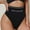 Black, variant on Women's High Waisted Shaping Thong Breathable Seamless Shaping Panties Solid Color Non-marking Underwear Briefs Summer Comfortable Soft Underpants 2025 Clearance