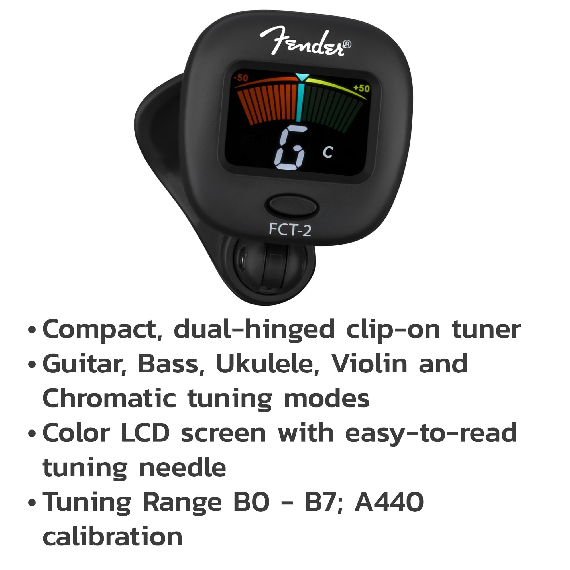Fender FCT-2 Professional Clip-On Tuner