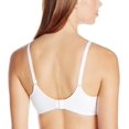 thumbnail image 2 of Hanes Womens Ultimate Smooth Inside and Out Underwire Bra, 40C, White, 2 of 3