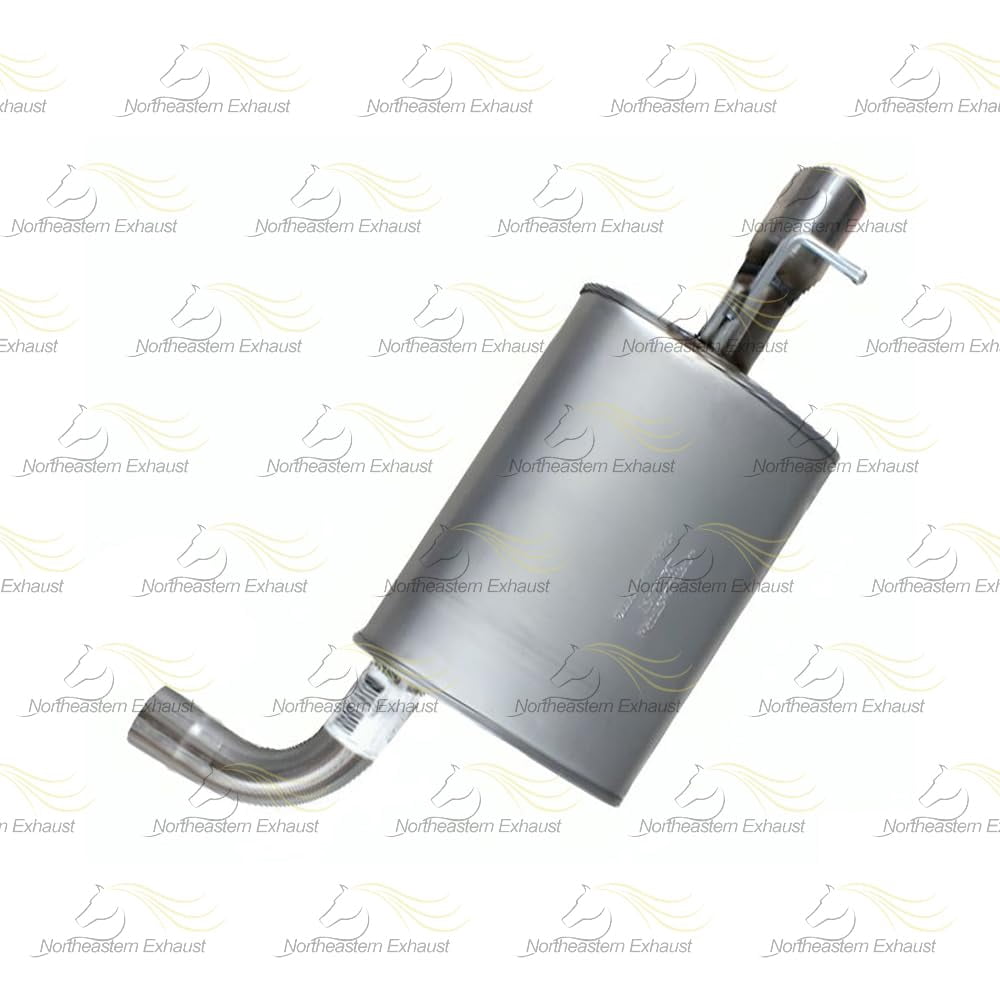 Northeastern Exhaust Intermediate Pipe & Pair of Mufflers Fits 2011-2015 Ford Explorer 3.5L SUV - Direct Fit | Stainless Steel System  Kit