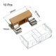 thumbnail image 2 of 10 piezas 250V 6A 5 x 20 mm Soporte de fusible de panel PCB de terminales dobles, 2 of 4