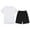 BK2, variant on HNMKIU Girls Pant Sets Summer Children Kid Boys Girls Soft Short Sleeve T Shirt Top Blouse And Shorts Casual Two Piece Outfit Set
