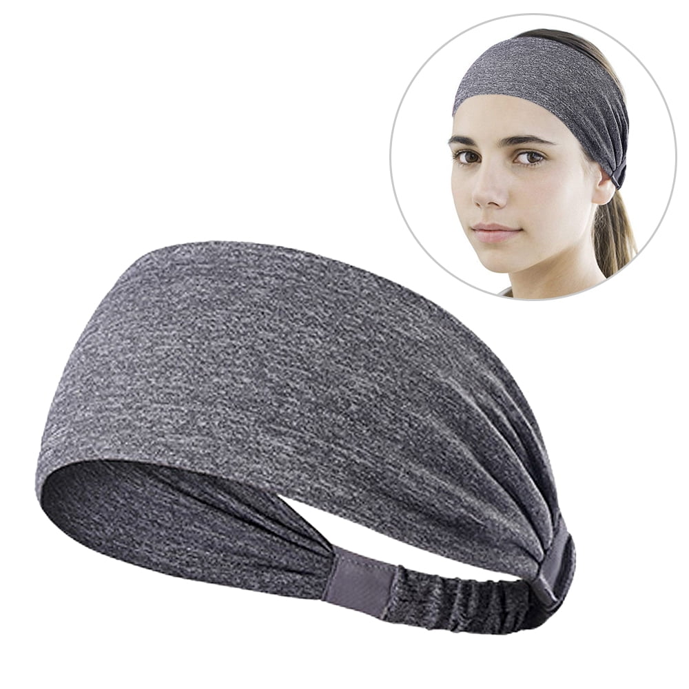 HANERDUN Sports Sweatbands Headbands Breathable Cotton Terry Cloth Sweat Head Bands for Men and Women Running Work Out Yoga Exercise Tennis 