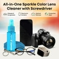 thumbnail image 2 of OPTIPAK Sparkle Anti-Reflective Lens Cleaner & Repair Kit – (2) 1oz Glasses Cleaner Spray, (2) Microfiber Cloths & Keychain Screwdriver for Eyeglasses, Sunglasses, Lenses & Screens (5 Piece Set), 2 of 8