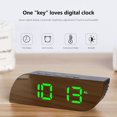 thumbnail image 4 of Horloge Numérique Grand Affichage LED Réveils Électriques Surface pour Maquillage avec Mode de Gradation, 4 of 6