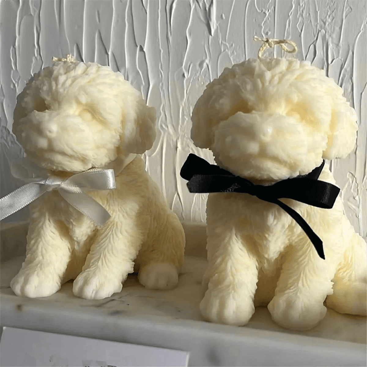 Dog Candle Mold Animal Teddy Puppies Soy Wax Silicone Mould Puppy Dog Lover Home Decor Craft Supplies