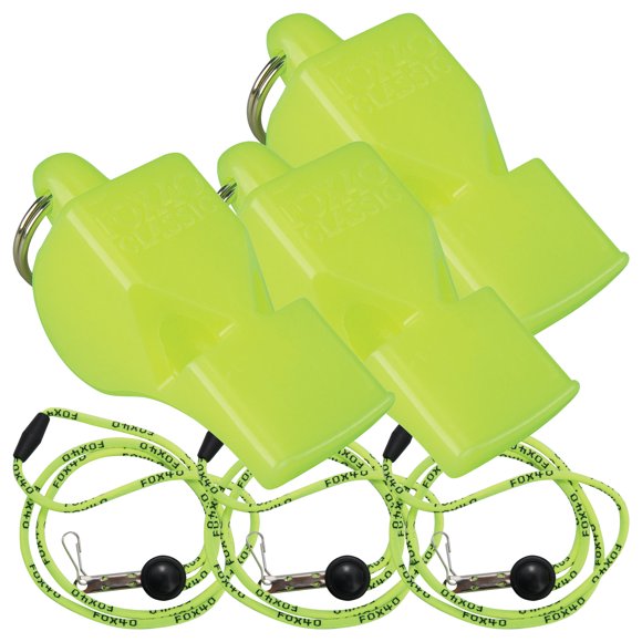 Fox 40 Classic Lot de 3 avec Lanière