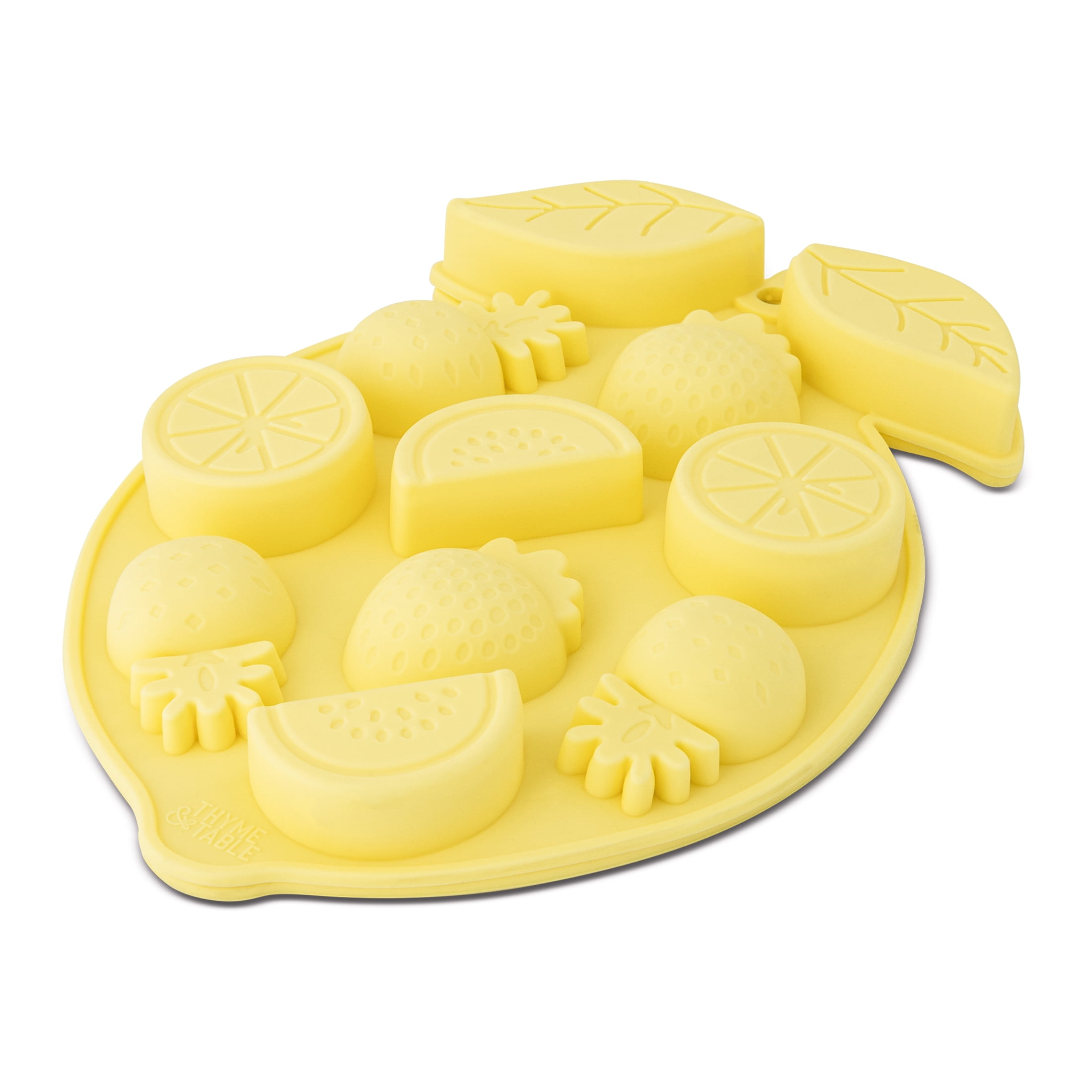 Thyme & Table Fruit-Shaped Ice Tray - Yellow
