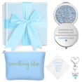 thumbnail image 1 of Set de regalo de boda Fumete Something Blue con pañuelo, 1 of 7