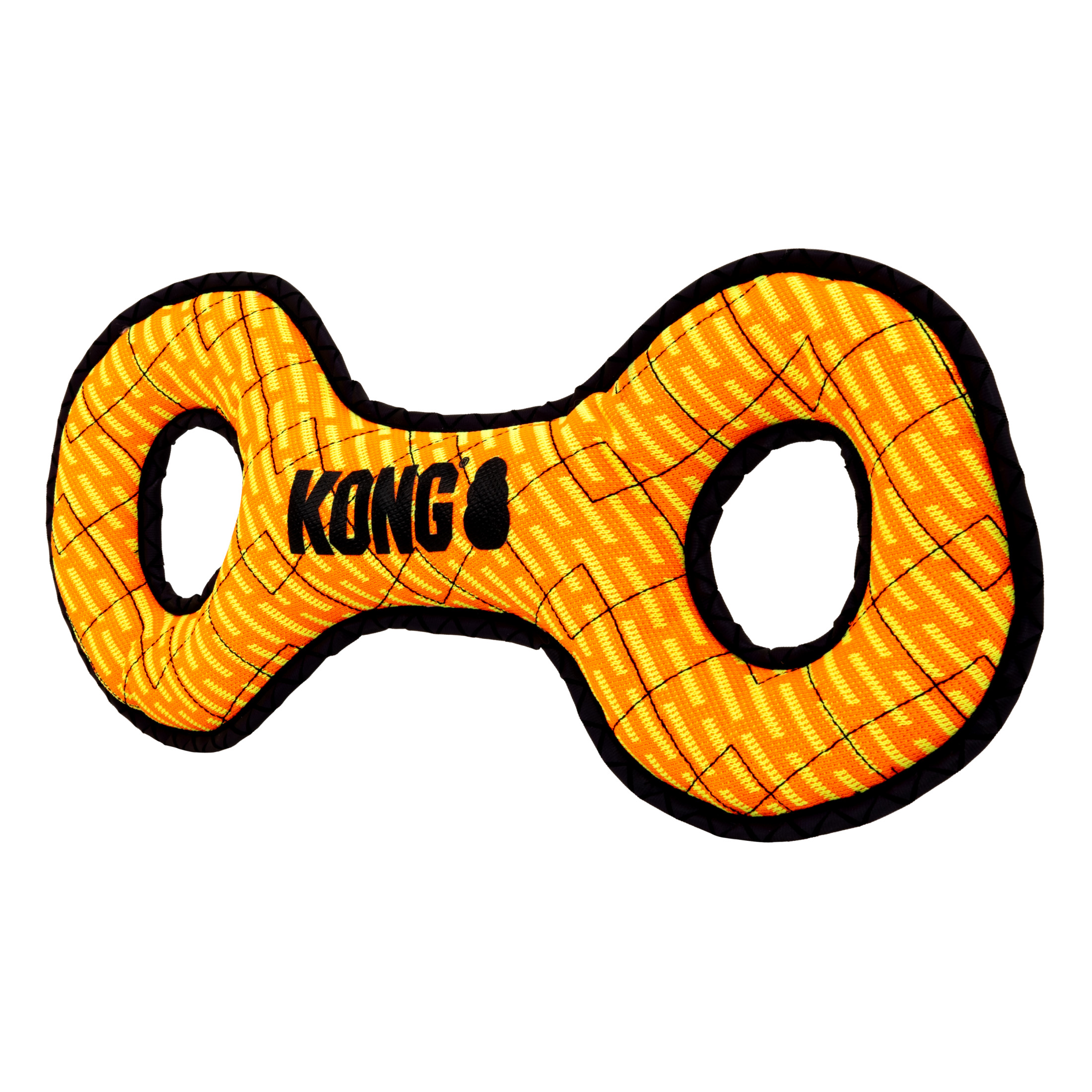 KONG® Armor® Double Tug Durable Plush Dog Toy, Large, Orange