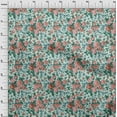 thumbnail image 4 of oneOone Cotton Cambric Mint Green Fabric Florals Fabric For Sewing Printed Craft Fabric By The Yard 56 Inch Wide, 4 of 4