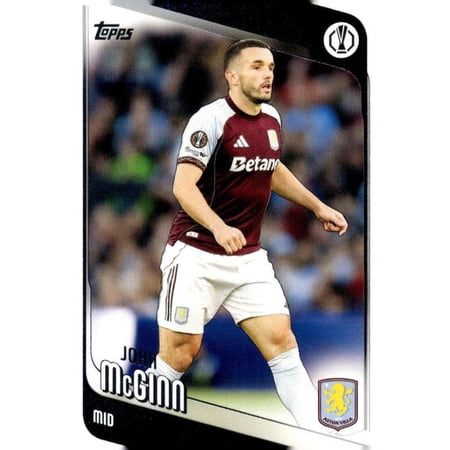 2025-26 Topps UEFA Club Competitions #28 John McGinn Aston Villa NM-MT Soccer Card Aston Villa SOCCER Soccer Trading Card