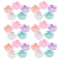 thumbnail image 1 of OULII 100pcs Resin Flower Beads Cap Earring Spacer Beads Assorted Color For DIY Crafts Jewelry Making, 1 of 8
