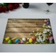 thumbnail image 2 of ABPHQTO Mantel individual de Pascua con huevos de colores, flores de primavera, mantel de comida, 30x45 cm, paquete de 2., 2 of 2