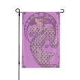 thumbnail image 1 of ZNDUO Retro Purple Woman Pattern Garden Flag, 12.5"x18" Double Sided Polyester Flag for Garden Farmhouse Patio Home Decor, 1 of 8