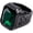 Black Green Diamond, variant on Men Women Large Square Engraved Stone Ring, Stainless Steel Hip Hop Modern Rings