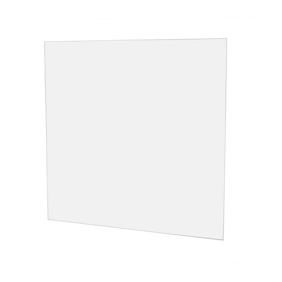 Clear Plexiglass, Cut to Size, 1/8" Thickness, 7 Sizes (8"x10")