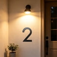 thumbnail image 5 of 10 Inch Modern House Numbers - Door Number Address Letters for Outside Signs, Weather-Resistant Plastic for Home Apartment Garage, 5 of 7