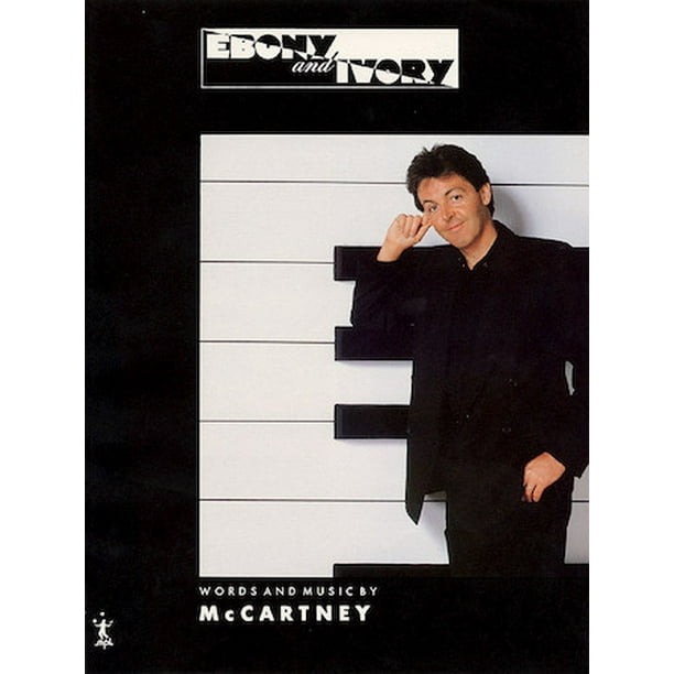 Ebony Ivory Paul Mccartney Piano Vocal P V G Sheet Music Songbook Walmart Com Walmart Com