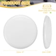 thumbnail image 2 of Uxcell Flying Disc Plastic Flying Disk Flyer for Outdoor Sports Training Playing Lawn Game White/Green, 2 of 5