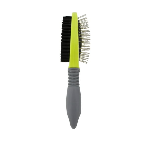 Precious Tails Advanced 2-in-1 Pet Grooming Brush for Dogs & Cats - Dual-Action Fur & Coat Care Tool for Optimal Health and Shine
