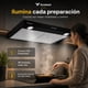 thumbnail image 4 of Campana Extractora Negra Cocina 76 Cm Gabinete Acero Inox, 4 of 7