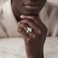 thumbnail image 4 of Rosec Jewels 2 Carat Lab Grown Diamond Marquise Engagement Ring (IGI Certified, E-VS1 Quality) - Diamond Solitaire Ring for Women, 14K White Gold, US 9.50, 4 of 6