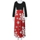 thumbnail image 5 of Vestidos Para Mujer Vestidos de Otoño Tallas Grandes Estampado Navideño Manga Larga Cuello Redondo Hasta El Tobillo Vestido Largo Odeerbi  ODB151630, 5 of 6