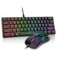 thumbnail image 1 of Combo de teclado y ratón para juegos RedThunder con cable 60% RGB, 1 of 7