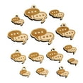 thumbnail image 1 of Conversation Discussion Chat Bubbles Icon Wood Mini Charms Shapes DIY Craft Jewelry - With Hole - 14mm (26pcs), 1 of 7