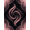Pink Black, Pattern 1, variant on ODIKA 8'x10' Washable Area Rug Pink Smooth Grey Interlocking Wave Balanced Flow Motif Contemporary for Dining Room, Large Office, Lounge, Non-Slip Chair-Friendly Mat