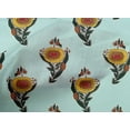 thumbnail image 4 of oneOone Cotton Poplin Fabric Leaves & Floral Block Print Fabric BTY 42 Inch Wide, 4 of 4