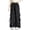 Q178 Black, variant on Glisme Little Girls Trousers Solid Color With Pockets And Drawstring Autumn Loose Fit Girls Flare Leg Pants Size 5-6 Years