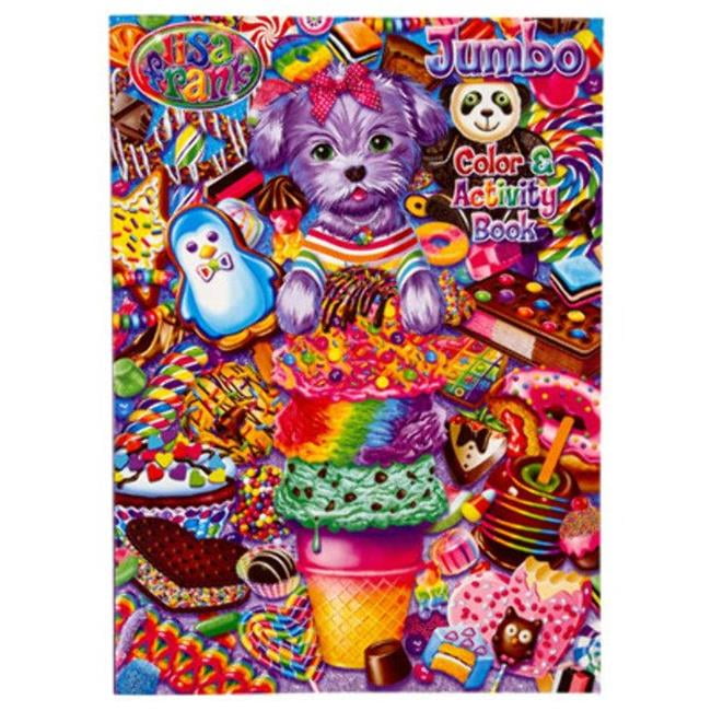 DDI 2346820 Jumbo Lisa Frank Coloring Book, Case of 48 - Walmart.com ...