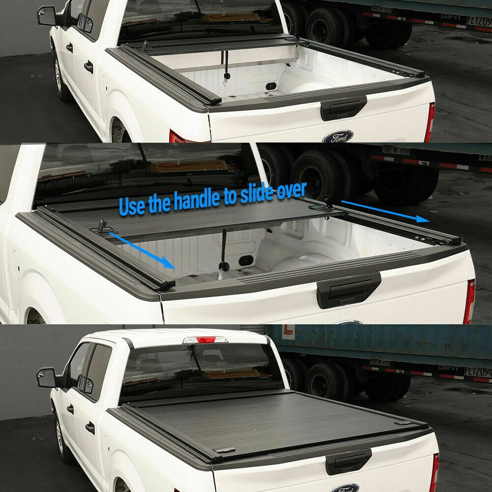 For 2016 2021 Toyota Tacoma Fleetside 5 Truck Bed Syneticusa Aluminum Roll Up Waterproof Retractable Hard Tonneau Cover Low Profile Walmart Com Walmart Com