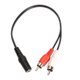 thumbnail image 3 of Sywqhk Adaptador Y de 3,5 mm Cable de audio Estéreo Hembra Mini Jack a 2 RCA Adaptador macho, 3 of 7