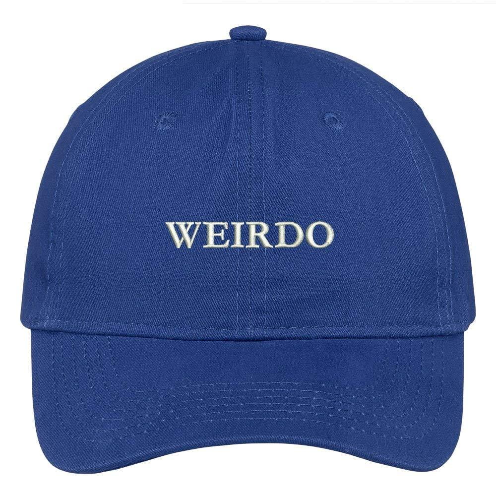 Trendy Apparel Shop Weirdo Embroidered Low Profile Soft Cotton