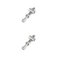 thumbnail image 1 of QualitChoice Alloy Seat Post Fixing Portable Detachable Anti-rust Screws Outdoor Sports Cycling Replacing Parts Silver M5x40 2Set, 1 of 6