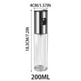 thumbnail image 3 of Ovzne Oil Dispenser Bottle, 100ml Olive Oil Dispenser Oil Sprayer, Clear Glass Refillable Oil and Vinegar Dispenser Bottle with Measuring Scale Pump for Kitchen, Cooking, Salads, Baking Frying On Sale, 3 of 5