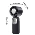 thumbnail image 2 of Fan Handheld Portable Handheld Turbo Fan Mini Handheld Fan Portable Fan for Travel Small Fan Handheld Fan Mini Digital Hanging Neck Handheld Turbine High Speed Folding Ice Fan Portable Fans, 2 of 9