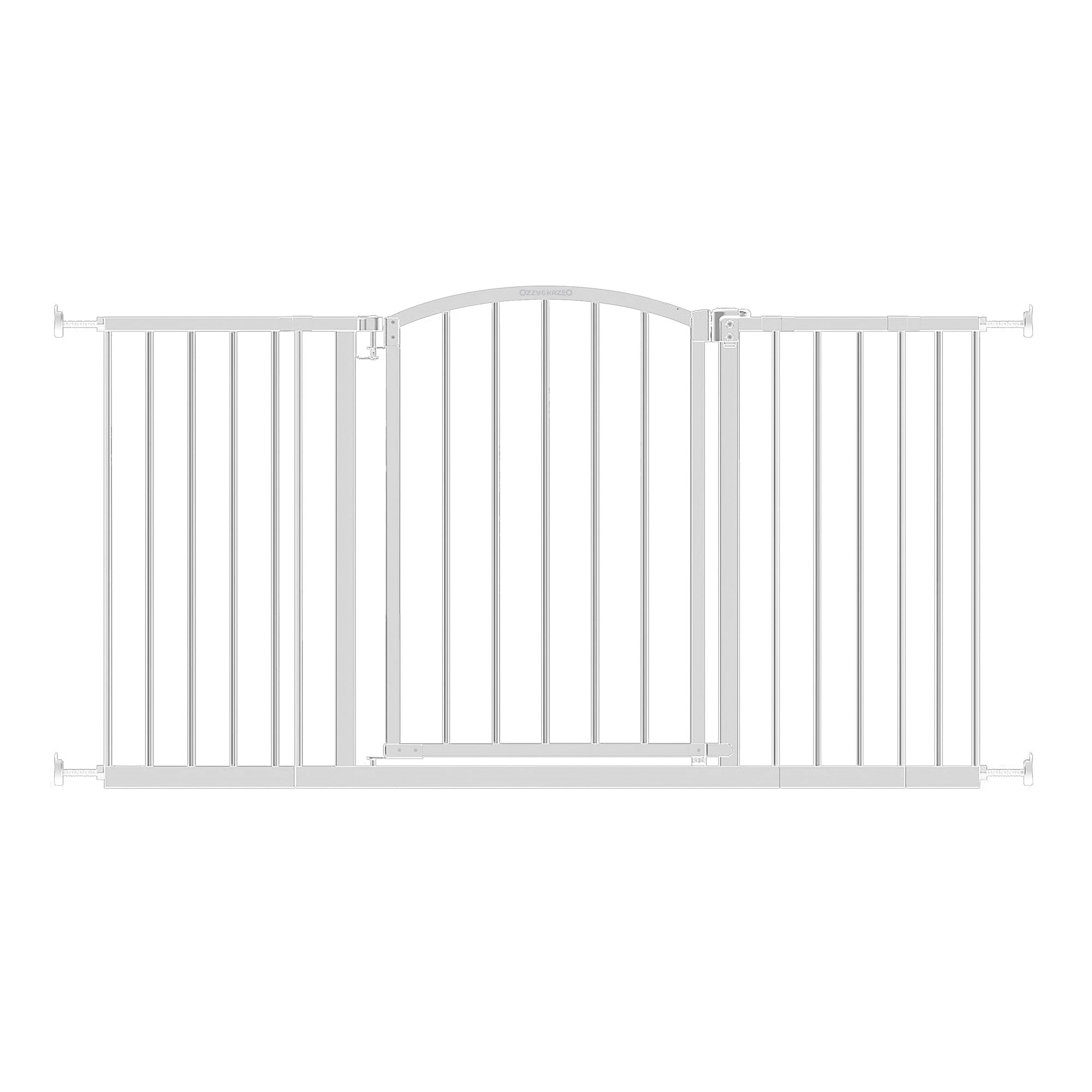 Open Box Ingenuity Ozzy & Kazoo 27” Tall Walk Through Gate For Doorway