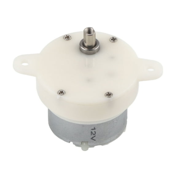 LIYJTK 12V Geared Motor,12V Slow Speed Small Geared Motor With Terminal Mute Gear Rotation,Slow Speed Small Motor