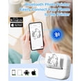 thumbnail image 3 of Impresora mini WCZ M02X con Bluetooth, impresora térmica portátil de pegatinas de bolsillo. Incluye 1 rollo de papel para notas, manualidades, recuerdos, fotos, listas y regalos., 3 of 5