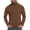 02 Coffee, variant on Fewfanhot Men Shirts Lightweight Turtleneck Shirts Long Sleeve Thermal Pullover Sweater