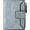 Blue, variant on Small Wallet for Women, Bifold Compact Breathable Soft Leather Wallet with Card Holder, Zipper Coin Pocket and ID Window, Blue