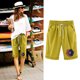 thumbnail image 2 of Pantalones Cortos Casuales para Mujer Día de la Independencia Impreso Elástico de la Cintura, Pantalones Cortos de Verano para Mujeres, 2 of 4