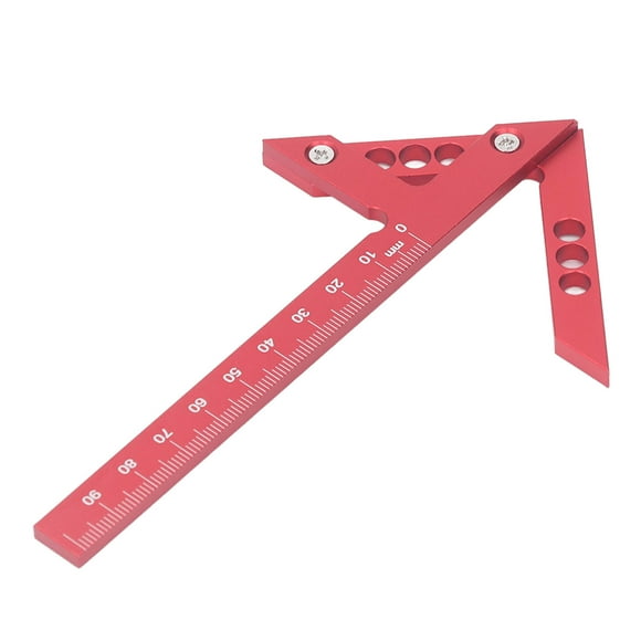 Center Scriber, 100mm Range Center Scribing Gauge Aluminum Alloy Wear Resistance Glossy Finish for Woodworking Projects